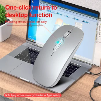 

Mouse 2.4G Wireless Mute Gaming Mouse Rechargeable Mouse Ultra-Thin Mouse Comfortable Grip Ergonomics Optical Mouse Eco-Friendly