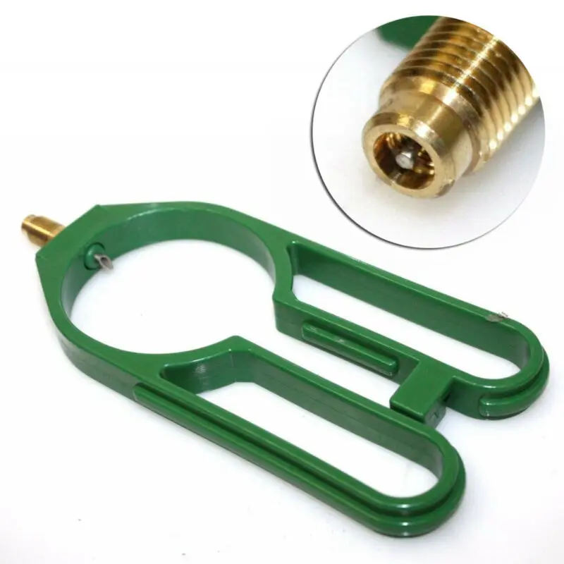 A/C REFRIG CAN боковой Быстрый кран, с 1/4 клапаном-для 2-7/8 диаметром R134a банок