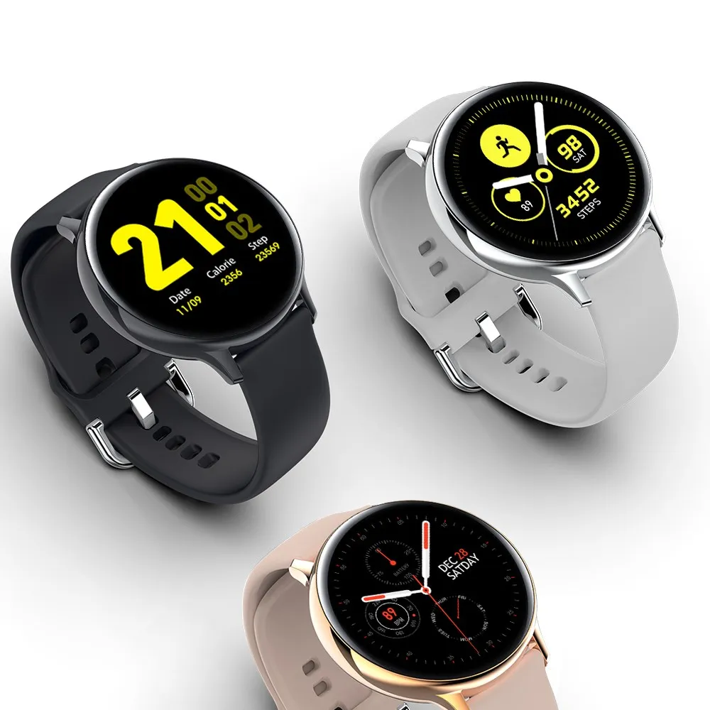 

Heart Rate Monitor Message Reminder S30 Steel Smart Watch Man Woman Sport Watch IP68 Waterproof Sport Watch For IOS Android