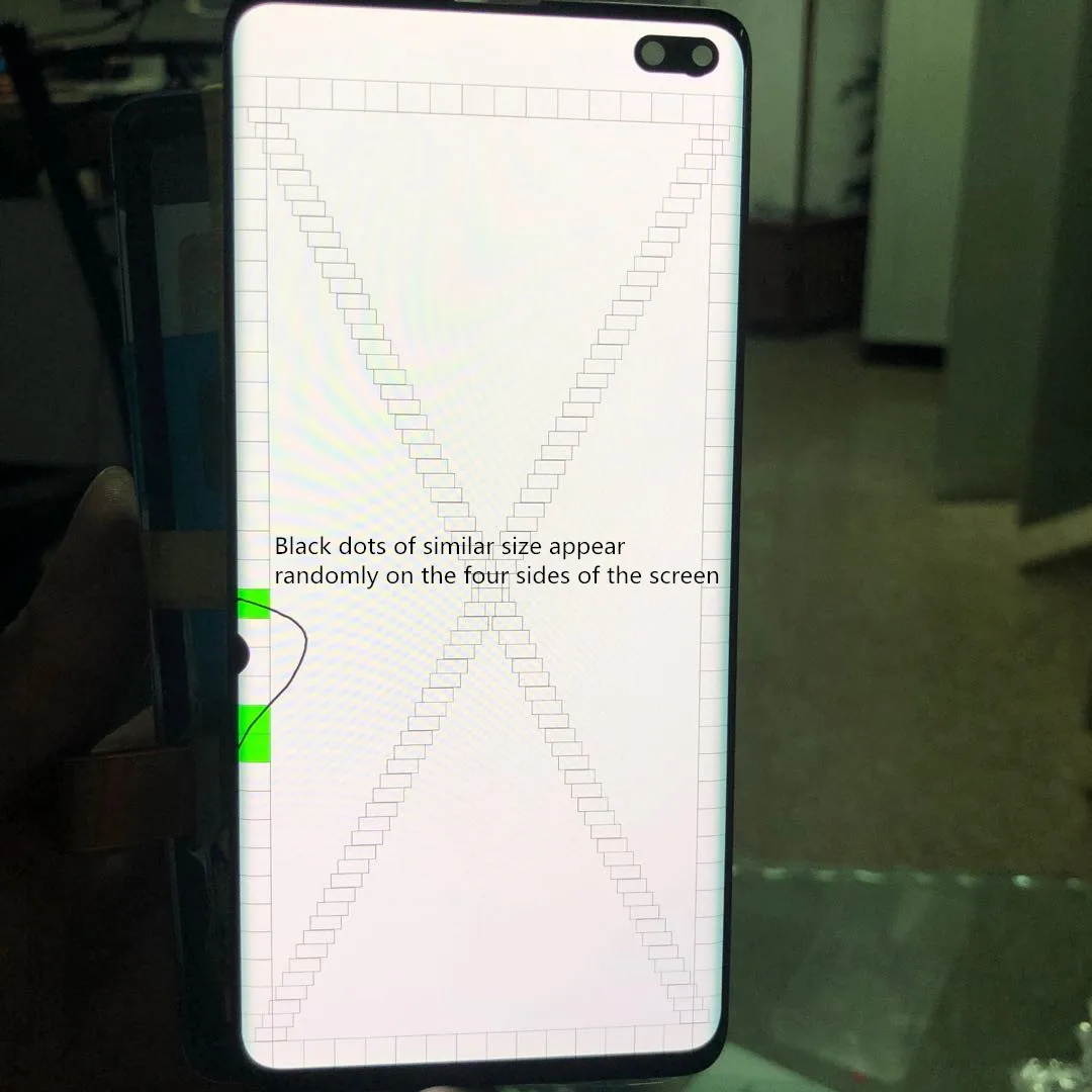 US $135.45 SUPERI AMOLED LCD For Samsung LCD Display With Frame Assembly S10 Plus G975 G975F LCD RepairBlack Dot