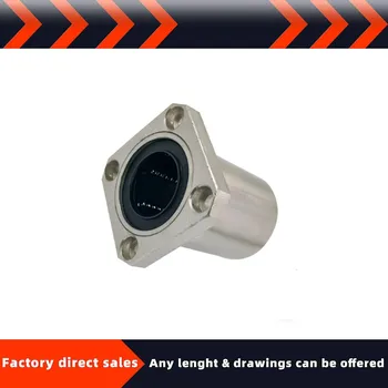 

1/2/4pc LMK6LUU LMK8LUU LMK10LUU LMK12LUU LMK13-60LUU type 10mm flange linear bearing for 3D printer linear Rod