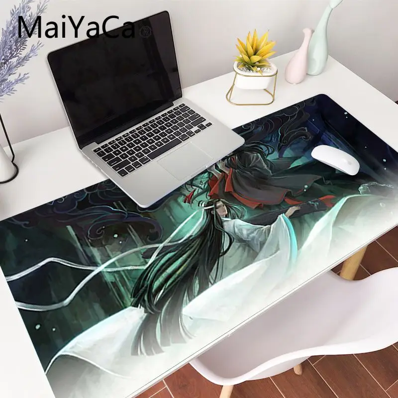 MaiYaCa mo dao zu shi Office Mice Gamer Mouse Pad Anti-slip Rubber Gaming Mouse Mat xl xxl 600x300mm for Lol world of warcraft