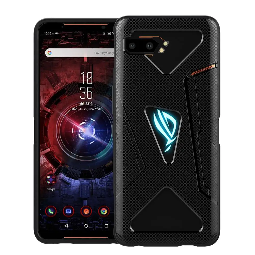 Ультратонкий защитный чехол из ТПУ для телефонов ASUS ROG 2 Game противоударный с