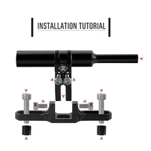 Модифицированный Расширенный кронштейн для перекладины мотоцикла, алюминиевый держатель