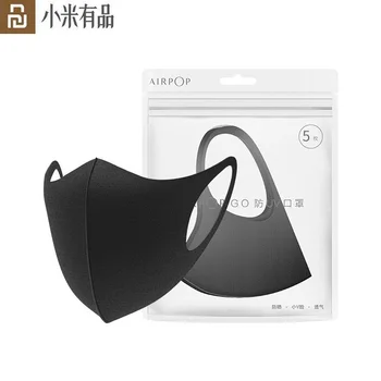 

Youpin Airpop GO Anti-UV Air Wear PM2.5 Anti-haze Mask Adjustable Ear Hanging Comfortable Face Masks Men Women Washable Masks