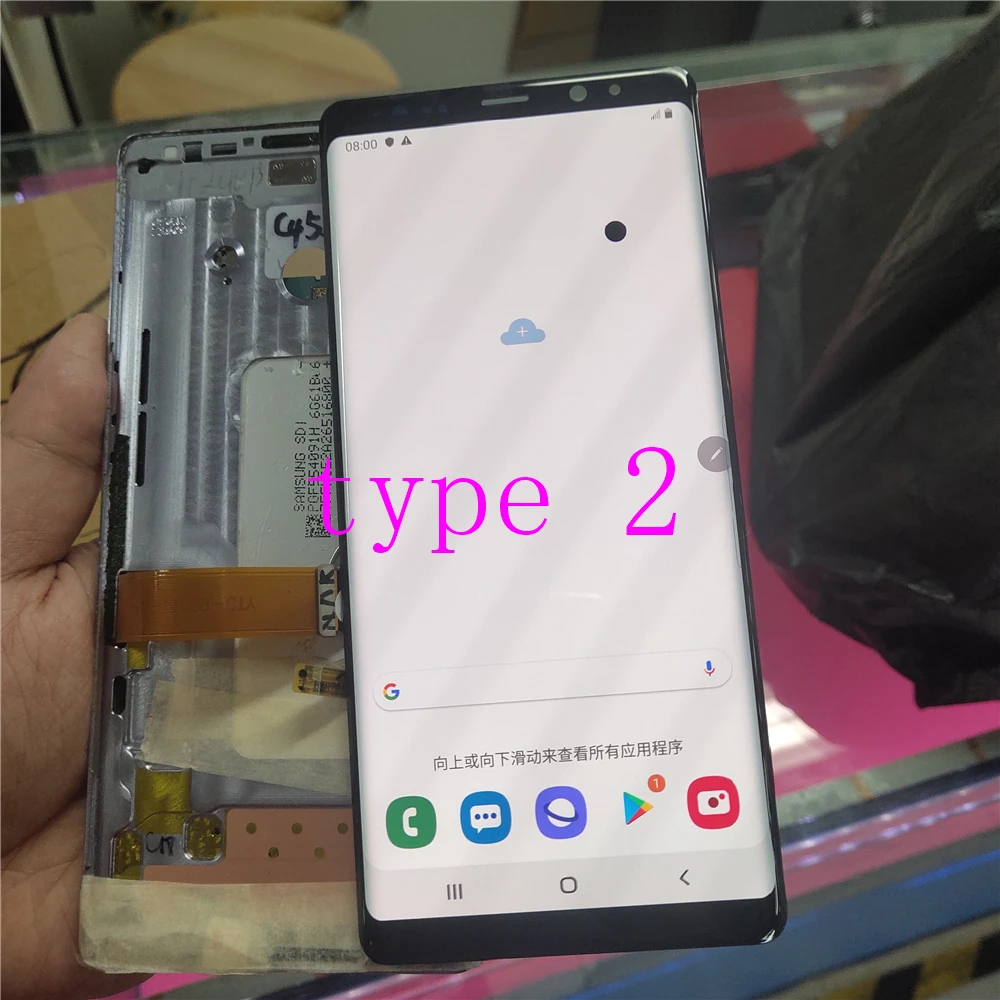 ЖК-дисплей для SAMSUNG Galaxy Note 9, N960F, N960D, N960DS, сенсорный экран, дигитайзер, маленькая мертвая точка, без ожогов, хорошо работает