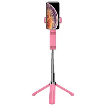 

FDBRO Stainless Steel Bluetooth Selfie Stick Tripod For All Smartphones live phone holder Wireless Remote Extendable Stand