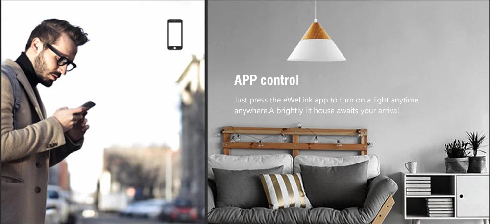 Интеллектуальный выключатель света SONOFF T3 Smart Wi-Fi настенный свет переключатель работает с Google Home черный 120 Тип на границах 1/2/3 433 RF/APP/Touch Управление