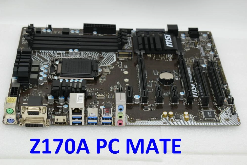 Motherboard For Msi Z170a Pc Mate Lga1151 Z170 M 2 Desktop Used Motherboard Motherboards Aliexpress