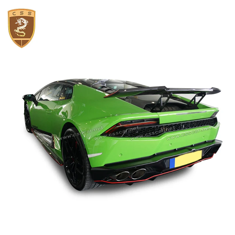 Настоящее углеродное волокно подходит для 14-16 Lamborghini Huracan LP610 Revozport style Body kit передняя губа авто аксессуары