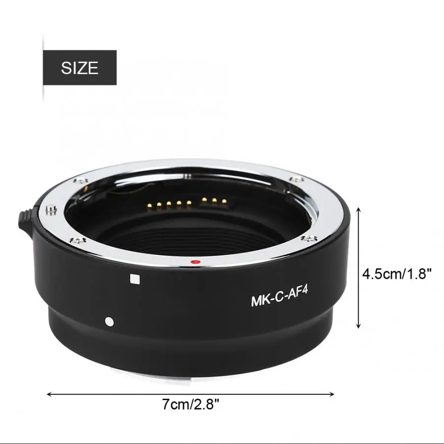 Meike MK-C-AF4 кольцо-адаптер с автофокусом для Canon EOS-M Крепление камеры к объективу EF EF-S