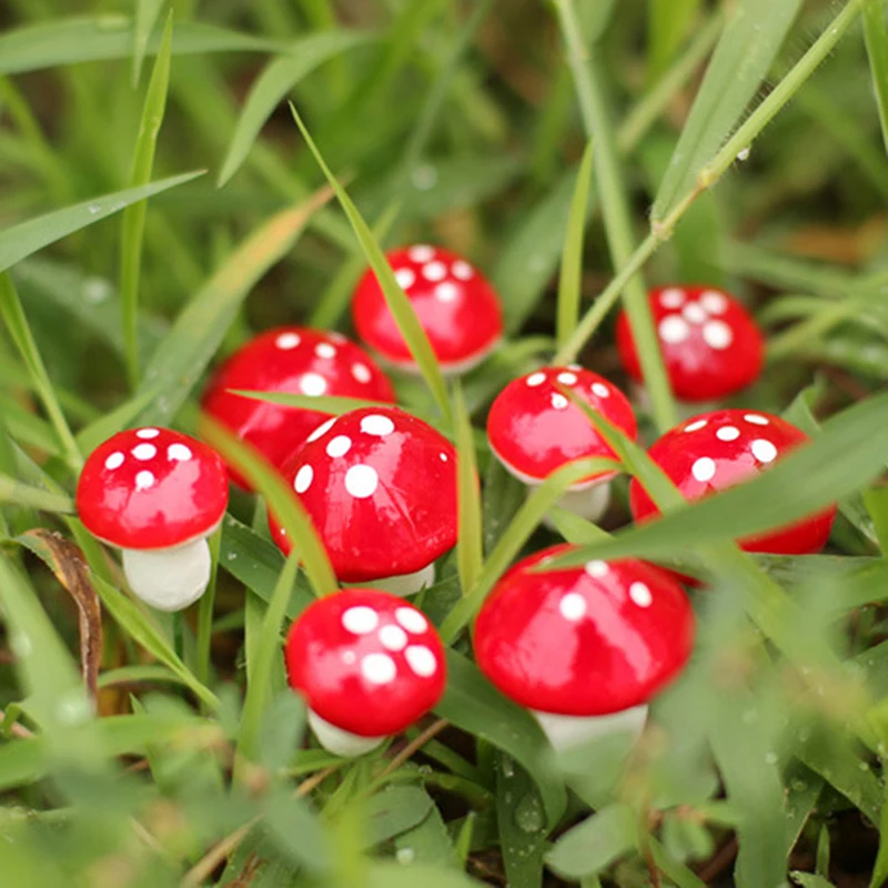 Искусственный гриб красный пенный гриб Diy ремесла для цветочных горшков микро-декор с пейзажем