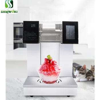 

Water-cooled Ice Mill Smoothie Maker machine Bingsu Snow Ice Machine snow ice block shaving machine Snow cone maker machine
