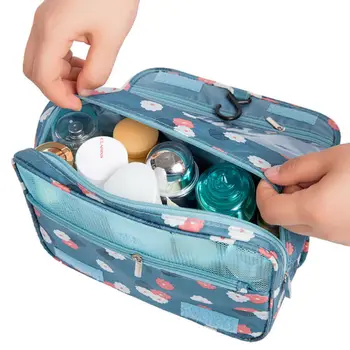 

US Travel Makeup Cosmetic Bag Toiletry Wash Case Organizer Storage Hanging Pouch