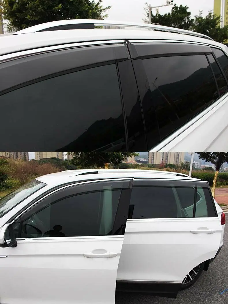 Подходит для Volkswagen Tiguan оконный козырек защита от дождя Защита от солнца Vent Shade