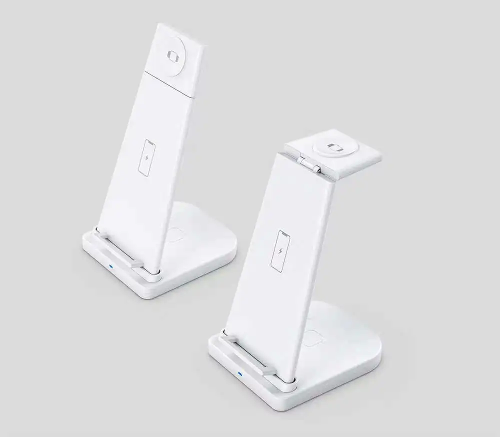 Telefone de Carregamento Fone de Ouvido Suporte de Carregamento Base de Carregamento Adequado para Produtos da Série da Apple Três-em-um Relógio Inteligente é - Image 5