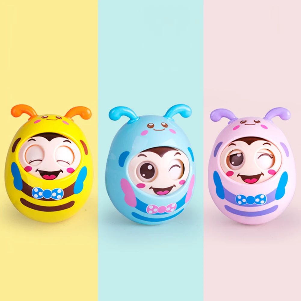Забавный мультфильм Стиль подмигивание нод звук неваляшка игрушка для детей развивающий подарок