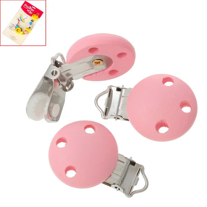 

Pacifier Clips Silicone Accessories Bead Teether Teething Pacifier Holder Nipple Clasps Toy Wooden Pacifier Holder