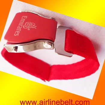 

WHWB Classic Adjustable length airplane seat belt buckle bracelet beautiful Emirates logo bangles jewelry shipping free