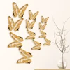 12 Pcs/Set 3D Wall Stickers Hollow Butterfly for Kids Rooms Home Wall Decor DIY Mariposas Fridge stickers Room Decoration ► Photo 2/6