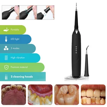 

Electric Sonic Dental Scaler Tooth Ultrasonic LED Electric Scaler Tooth Polishing Cleaning Toiletry Kit Oral Teeth Cleaner