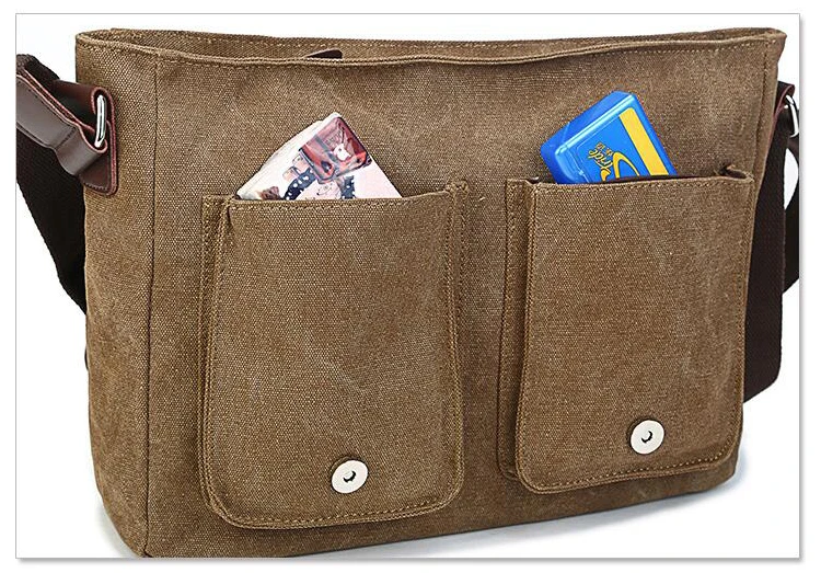 Men Vintage Canvas Bag Men Casual Crossbody Bag For Men Messenger Bag Man Travel Shoulder Bags Bolsa Masculina