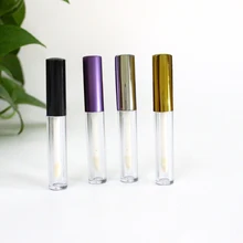 Пустая пластиковая туба для блеска для губ с толстыми стенками, 1 мл, тонкий блеск для губ, упаковка 1,5 мл, контейнер для макияжа, упаковка