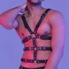 New Vintage gothic leather Corset belts sexy chest straps shoulders belt suspenders Men body harness female wide belt accessory ► Photo 3/6