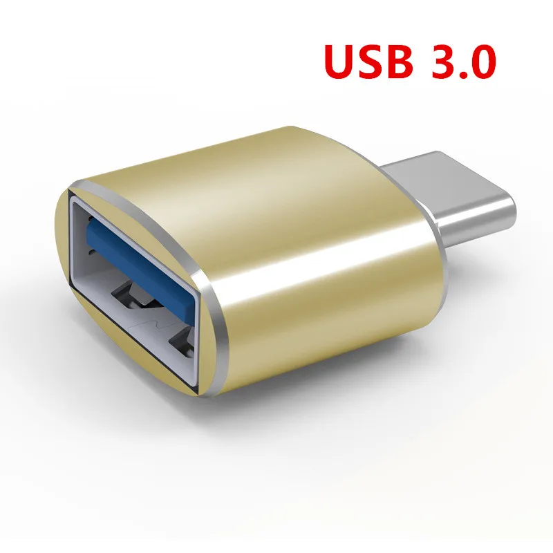 Адаптер type-C USB-C type-C к USB 2,0 3,0 конвертер телефона OTG кабель для samsung S8 S9 Note 8 huawei mate 9 P20 Xiaomi Mix 2S - Цвет: Цвет: желтый