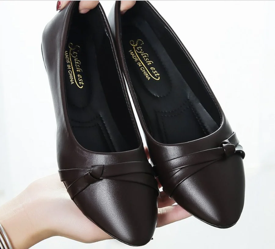 Women Shoes Casual Shoe Flats Pointed Toe Women's Shoes Moccasins Ballet Flats Flat Shoes Ballerina Loafers
