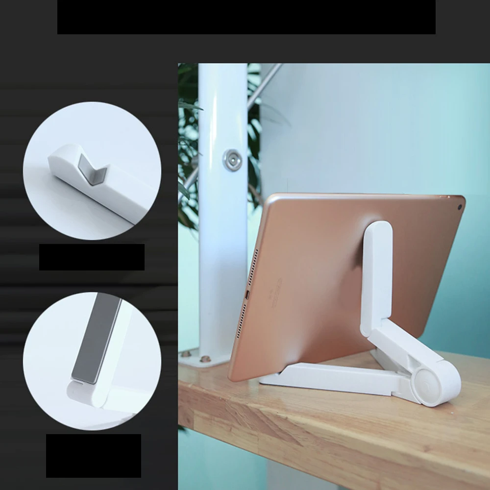 

Stand Tripod Table Desk Support for IPhone IPad Mini 1 2 3 4 Air Pro Foldable Phone Tablet Stand Holder Adjustable Desktop Mount