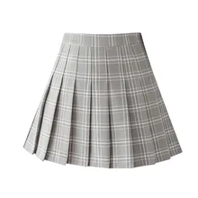 Клетчатая юбка, короткая юбка, женская осенняя и зимняя плиссированная юбка в стиле Харадзюку для колледжа с высокой талией