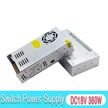 

Single Output DC Power Supply 18V 20A 360W Driver Transformer AC To DC18V SMPS for Lighting Monitor CCTV RKE Stepper Motor