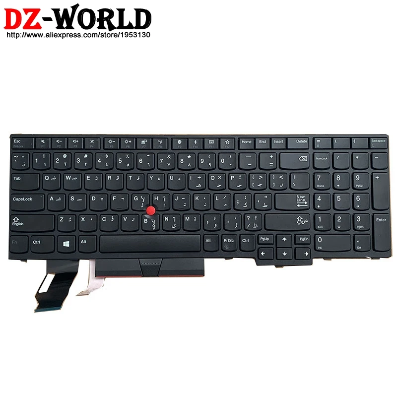 Новая Оригинальная арабская клавиатура для ноутбука Lenovo Thinkpad E580 E585 E590 E595 T590 P53S L580