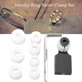 

Jewelers Ring Setting Kit Handwork Jewelry Tools Engraving Block Inlaid Diamond Full Set Ring Setter Clamp Work Holder