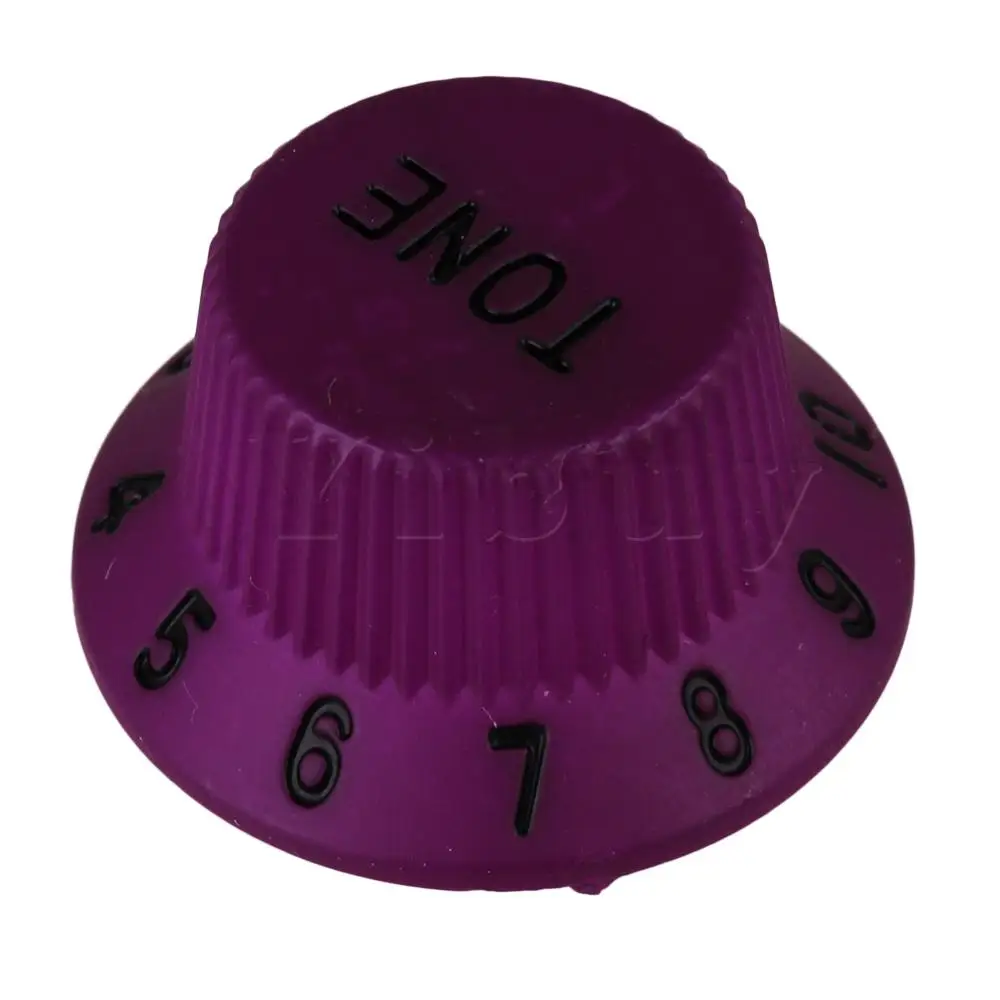 

Yibuy Guitar Pickup Cover 1V2T Volume Tone Knob Switch Tip Set for Electric Purple