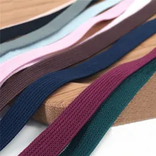 Nouveau 10mm Double face épaissie ceinture élastique 10 mètres pantalon jupe ceinture ceinture élastique accessoires de vêtement élastique(China)