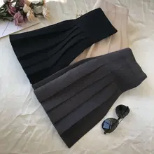 Юбка, юбки, qiu dong han edition, чистый цвет, Женская Новинка, короткая юбка с высокой талией, тонкая, для студентов