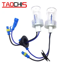 Taochis 12V 100W H3 автомобильные ксеноновые лампы замена головного света лампочки для мотоцикла 4300k 5000k 6000k 8000k 10000k