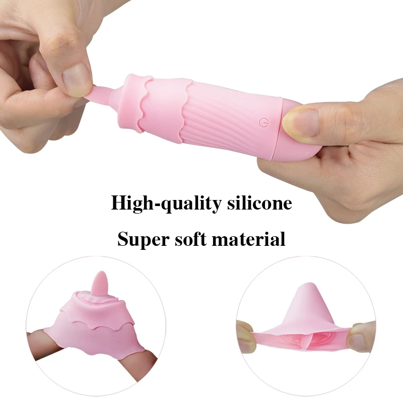 iKenmu Vibrators Tongue Vibra Masturbator Oral Sex Vagina Erotic Toy Female Sex Toys Nipple Sucker Massage Clitoris Stimulator