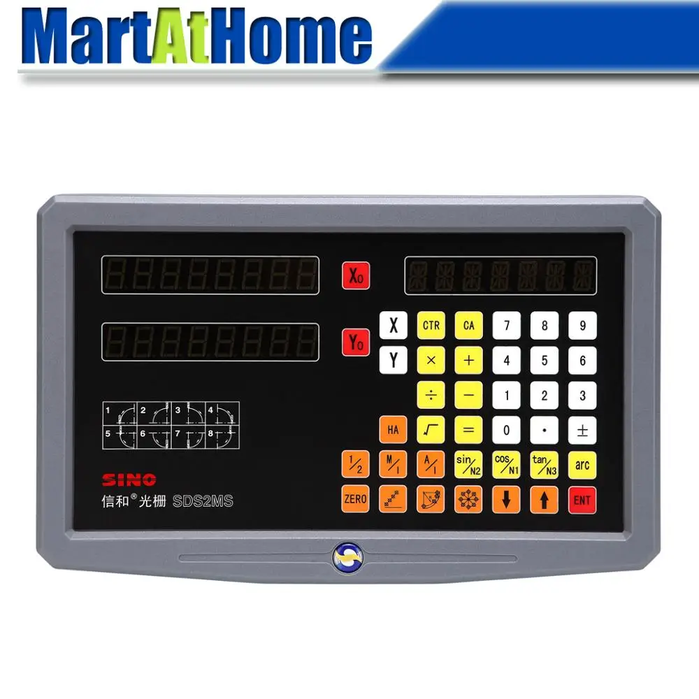 SINO DRO SDS2MS SDS3MS 2 оси/3 оси цифровой индикации ttl/EIA-422 AC80V-240V для фрезерного станка, шлифовального станка, токарного станка