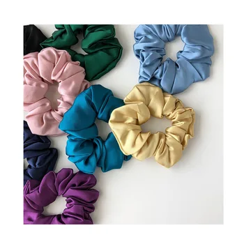 

Headband Korean-style Real Silk Intestine Hair Band INS-Style Sweet South Korea Online Celebrity Po