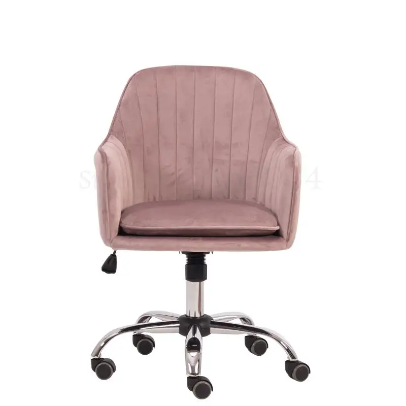 

Computer Chair Household Scandinavian Desk Chair Fashion Office Chair Home Fabric Writing Chair Rotating Happy Swivel Chair