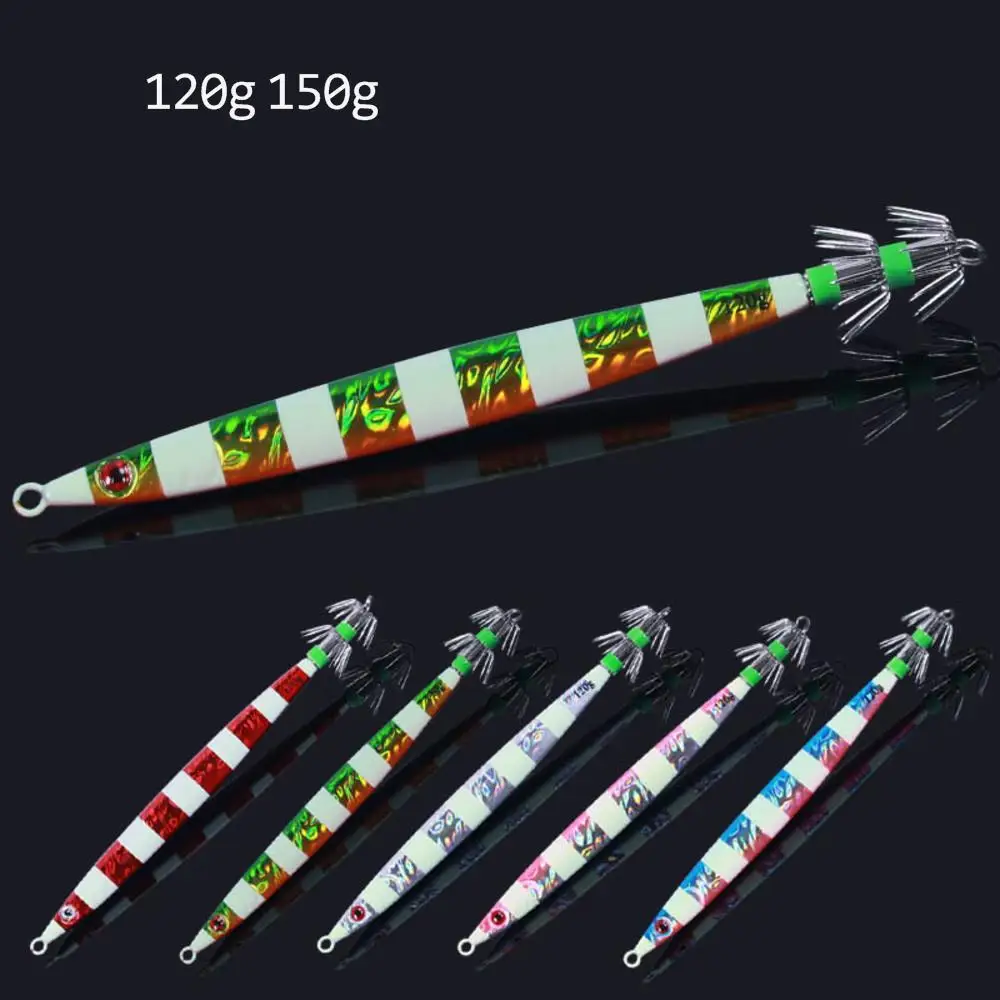 

1Pcs Fishing Gear A10 Fast Sinking Iron Plate Road Sub-bait Lead Fish South Oil Sea Fishing Squid Needle Lead
