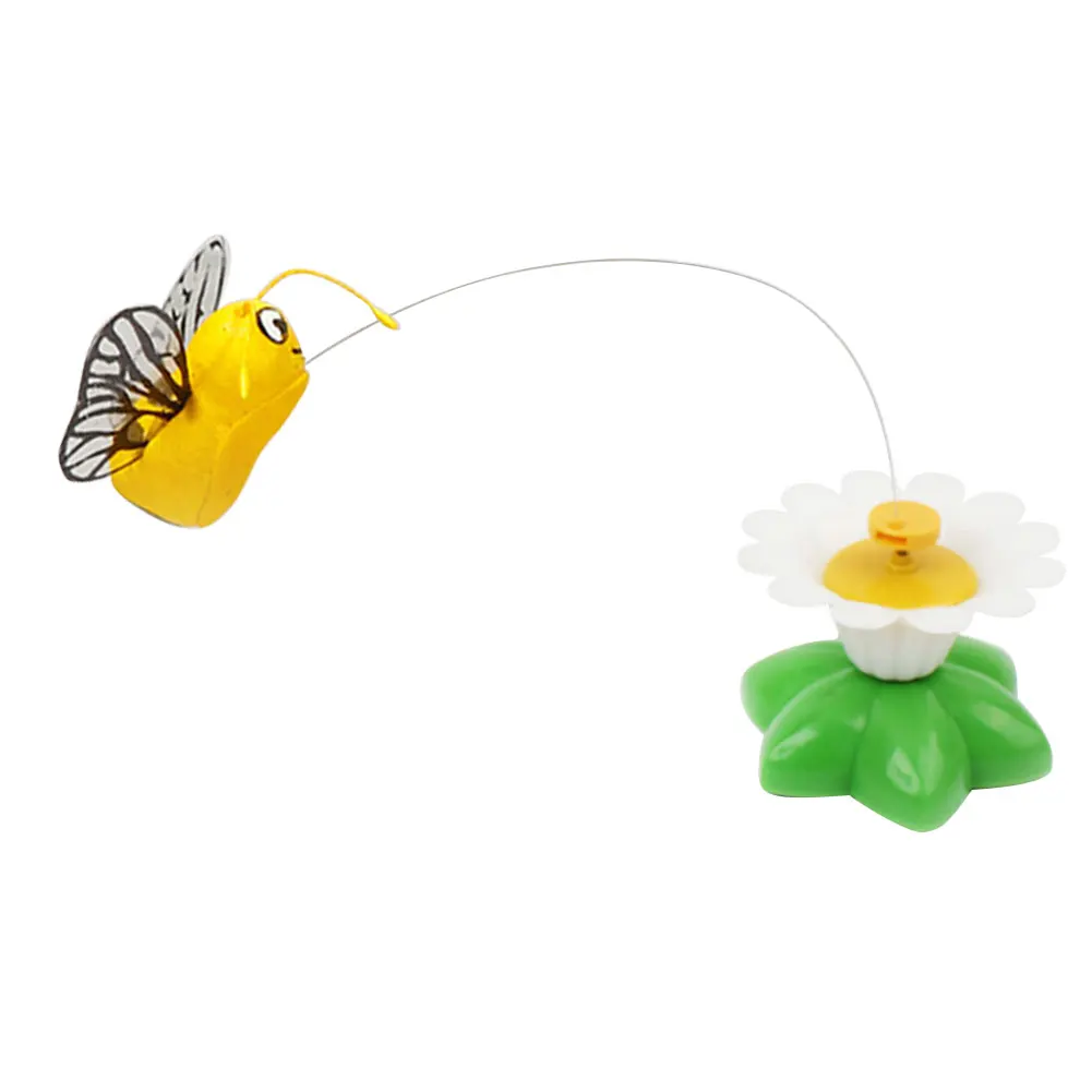 Automatic Electric Rotating Cat Toy Colorful Butterfly Bird Animal Shape Interactive Pet Dog Kitten Interactive Training Cat Toy 