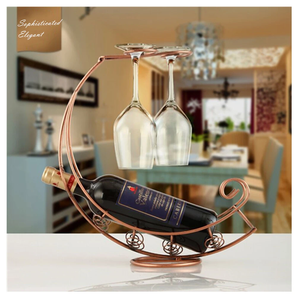 

Retro wine rack wine glass holder goblet frame exquisite and elegant home decoration