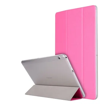 

Tablet case for Huawei MediaPad T3 10 9.6-inch Leather Smart Sleep wake funda Trifold Stand Solid cover capa for AGS-W09/L09/L03