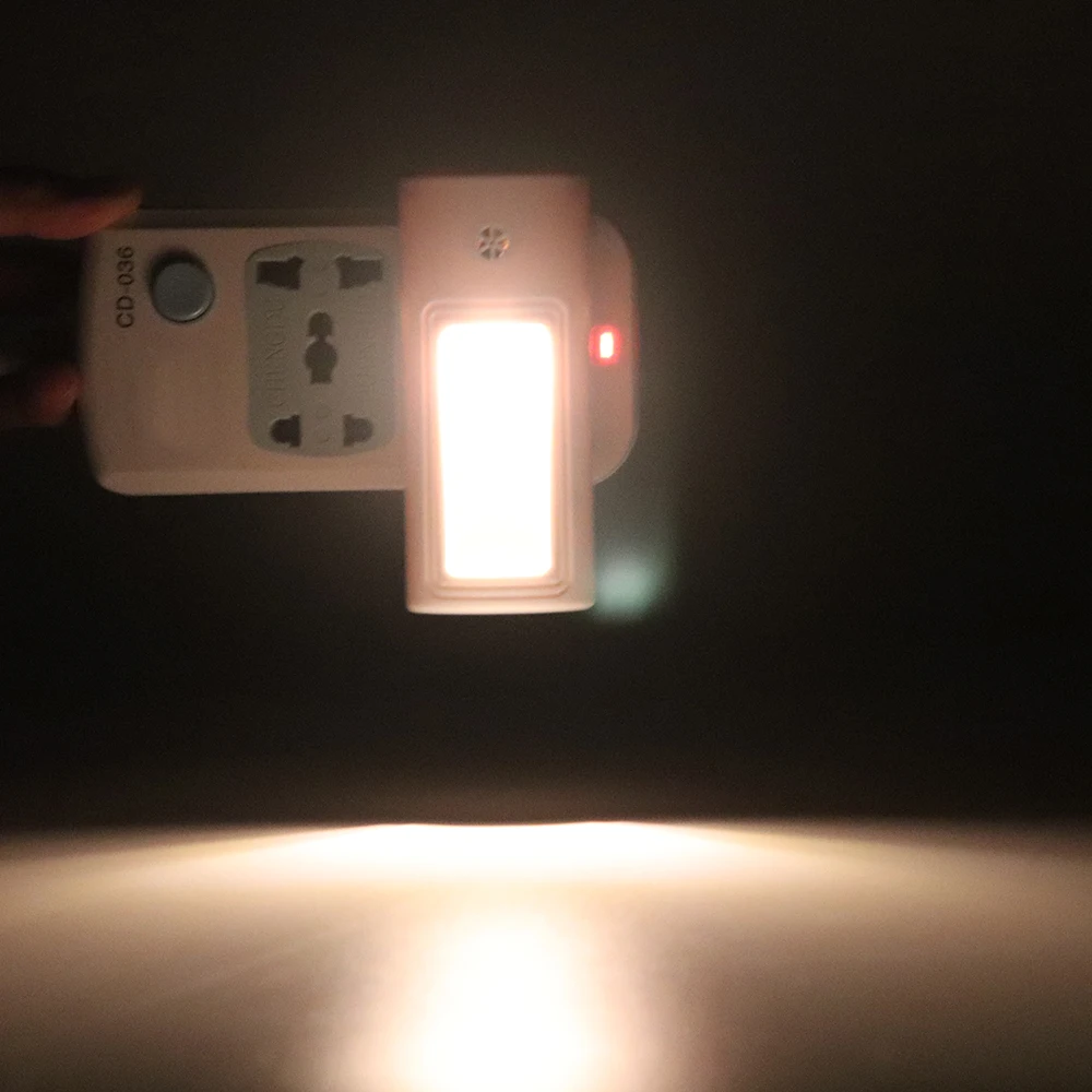 BORUiT подключаемого модуля Сенсор светодиодный Ночной светильник теплый белый ночник для Спальня детской комнаты Сенсор коридор лестница светильник EU/US/UK Разъем