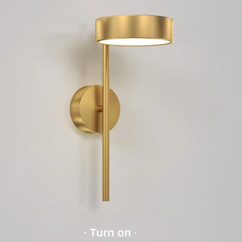 

Modern Led Wall light gold Rotation Adjustable wall lamp for Bedroom Bedside Living Room Corridor Aisle Home Indoor wall sconce
