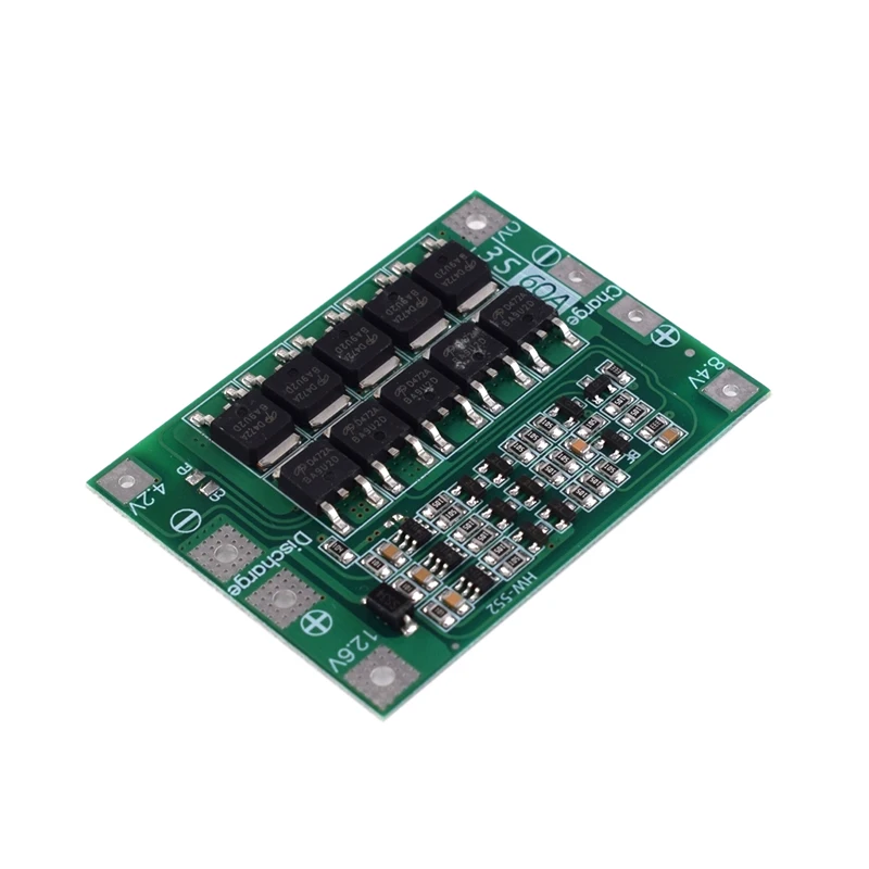 

ABKT-Li-Ion Lithium Battery 18650 Charger PCB BMS Protection Board with Balance for Drill Motor 11.1V 12.6V Lipo Cell Module